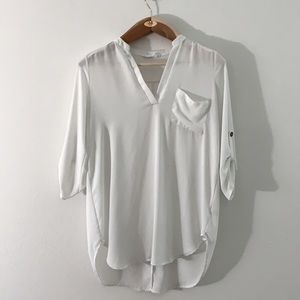 White blouse - 3/4 sleeve